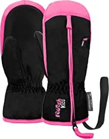 Reusch Ben Mitten Handschuhe black/knockout pink (Junior)