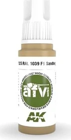 AK-Interactive 3rd Gen Acrylic Colors AFV Series RAL 1039 f9 sandbeige, 17ml