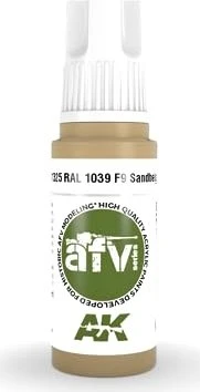 AK-Interactive 3rd Gen Acrylic Colors AFV Series RAL 1039 f9 sandbeige, 17ml