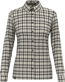 Salewa Fanes Flannel 5 Polarlite Hemd langarm oatmeal/black out (Damen)
