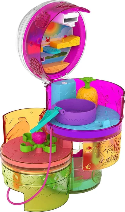 Mattel Polly Pocket - Ausklappspaß-Schatulle Fruchtsmoothie
