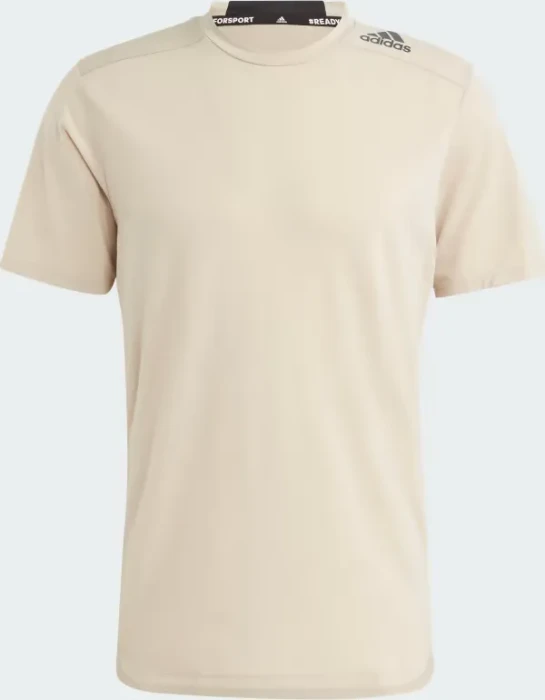 adidas Designed For Training Funktionsshirt kurzarm wonder beige (Herren)