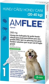 Amflee Spot-On für Hunde 20kg bis 40kg, 2.68ml, 3 Stück