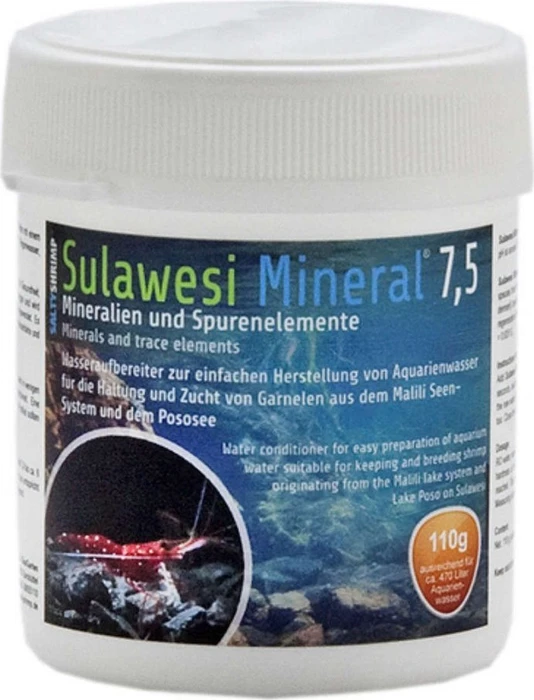SaltyShrimp Sulawesi Mineral 7.5, Wasseraufbereiter für Sulawesi Garnelen