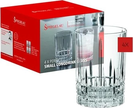 Spiegelau Perfect Serve Collection Longdrinkglas small, 4 Stück