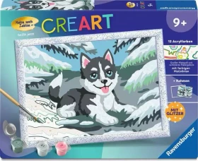 Ravensburger Malen nach Zahlen CreArt Frecher Husky