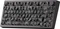Akko Monsgeek M1 V5 Contour Lines, schwarz, LEDs RGB, hot-swap, V3 Piano Pro, USB/Bluetooth, US Vorschaubild