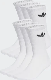 adidas Trefoil Cushion Crew Socken weiß, 6 Paare