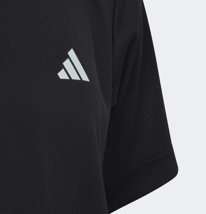 adidas Club Tennis 3-Streifen Funktionsshirt kurzarm schwarz (Junior)