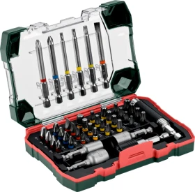 Metabo Zubehör-Set-SP Bitset/Steckschlüsselsatz inkl. Werkzeugbox, 43-tlg.