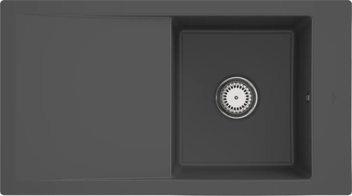 Villeroy & Boch Timeline 50 flat flächenbündig Becken reversibel graphite