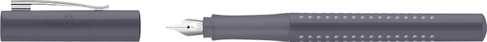 Faber-Castell Füller Grip 2010 dapple gray, rechte Hand/linke Hand, fein