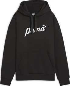 Puma ESS+ Script Hoodie puma black/white rubber (Damen)