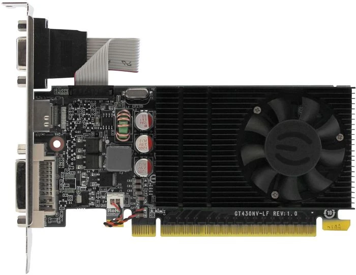 EVGA GeForce GT 730 low profile, 1GB DDR3, VGA, DVI, HDMI
