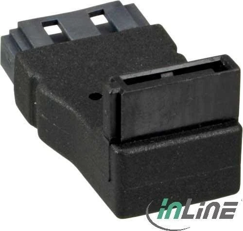 InLine SATA Adapter, SATA Stecker auf Buchse, oben gewinkelt