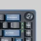 Ducky OK-M-75, Black and Blue, KKT Red Wine Linear, USB/Bluetooth, DE Vorschaubild