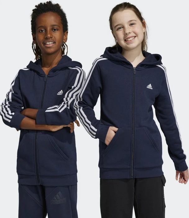adidas Essentials 3-Streifen Fleece Hoodie (Junior)