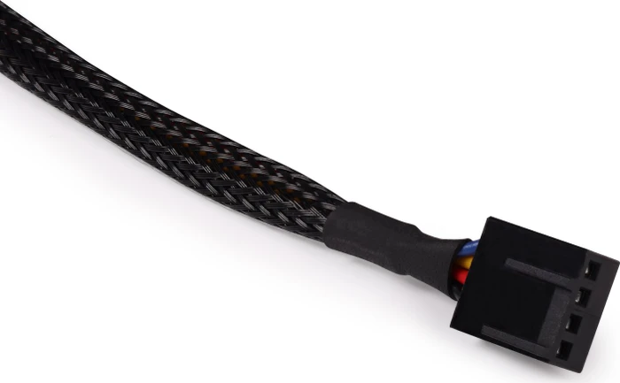 Alphacool 4-Pin Verlängerung, 60cm, schwarz