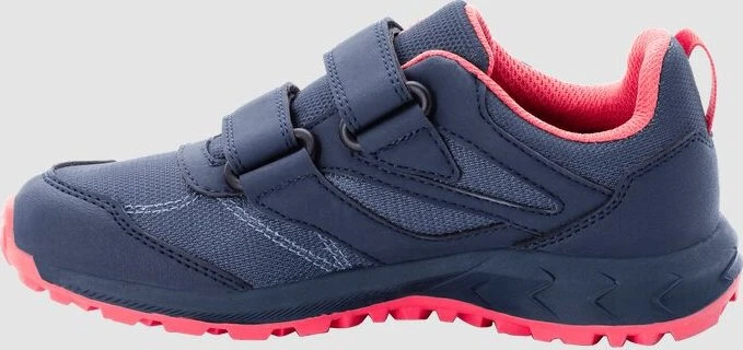 Jack Wolfskin Woodland Texapore Low VC dark blue/rose (Junior)