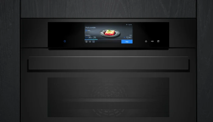 Siemens iQ700 CS938GCM1 Dampfbackofen mattschwarz