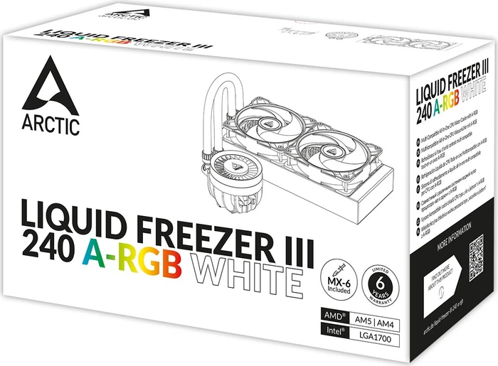 ARCTIC Liquid Freezer III 240 A-RGB, weiß