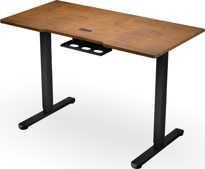 Endorfy Atlas S Electric elektrisch höhenverstellbarer Sitz-Steh-Schreibtisch 114x60cm Dark wood/schwarz