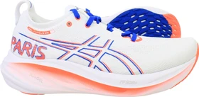 Asics Gel-Nimbus 26 white/sunrise red (Damen)