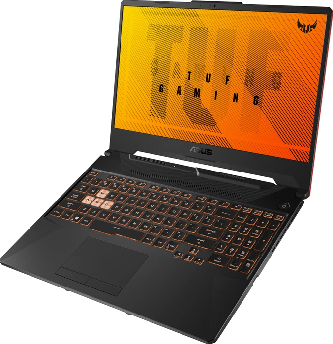 ASUS TUF Gaming F15 FX506LH, Bonfire Black, Core i5-10300H, 8GB RAM, 512GB SSD, GeForce GTX 1650, DE