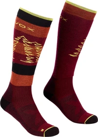 Ortovox Freeride Long Socken dark wine (Damen)