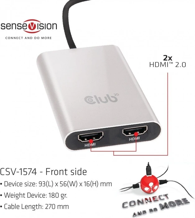 Club 3D SenseVision CSV-1574