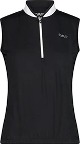 CMP Bike Half Zip Trikot ärmellos schwarz (Damen)