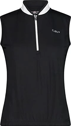 CMP Bike Half Zip Trikot ärmellos schwarz (Damen)