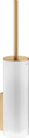 Keuco Edition 400 Toilettenbürstengarnitur mit Deckel messing gebürstet