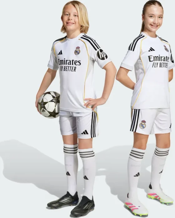 adidas Real Madrid 2025/2026 Heimausrüstung (Junior)