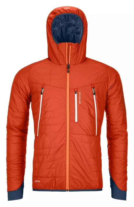 Ortovox Swisswool Piz Boé Funktionsjacke desert orange (Herren)