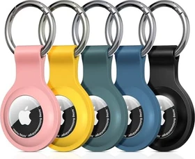 Peston Schlüsselanhänger für Apple AirTag, 5er-Pack