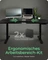 RaidSonic Icy Box IB-EW122B-TT elektrisch höhenverstellbares Sitz-Steh-Schreibtischgestell 140x70cm schwarz Vorschaubild