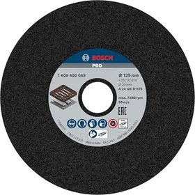 Bosch Professional PRO Metal Schleifscheibe, 125x26x20mm, 1 Stück