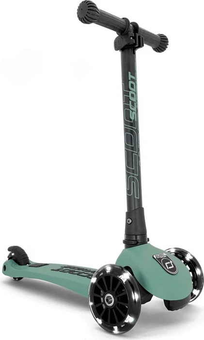 Scoot and Ride Highwaykick 3 LED Kickboard forest