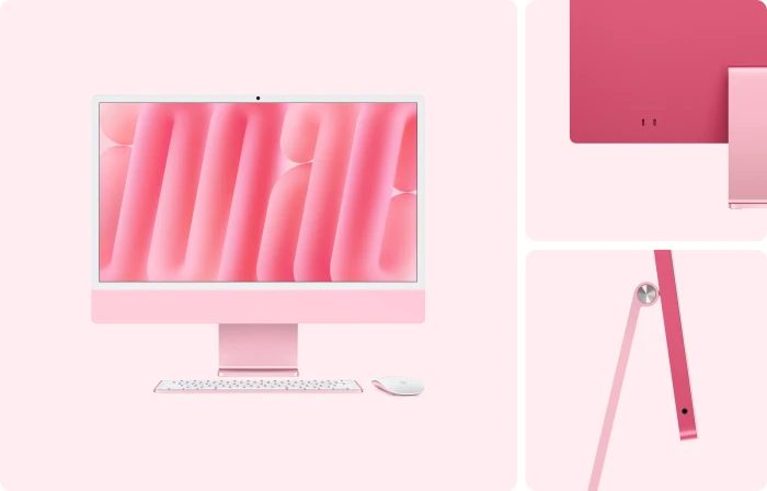 Apple iMac 24", Pink, M6 - 10 Core CPU / 10 Core GPU, 16GB RAM, 256GB SSD [2026]