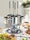 Spring DAVOS Fondue silber (2698416018)