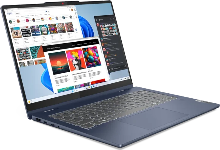 Lenovo IdeaPad 5 2-in1 14IRU9, Cosmic Blue, Core 3 100U, 8GB RAM, 256GB SSD, UK
