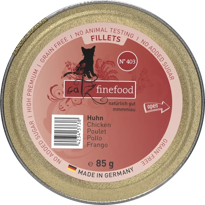 Catz finefood Fillets No.403 Huhn in Jelly, 85g