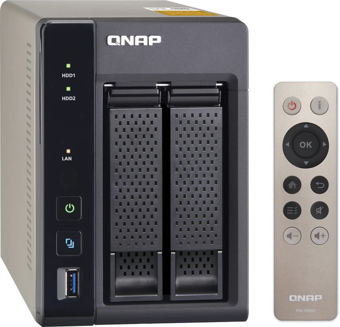 QNAP Turbo Station TS-253A-4G, 4GB RAM, 2x RJ-45 1000Base-T, 4x USB-A 3.0
