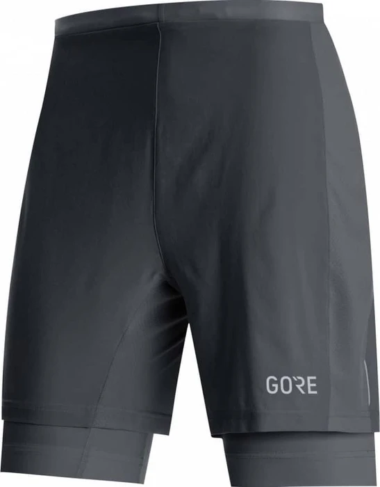 Gore Wear R5 2in1 Shorts Laufhose kurz schwarz (Herren)