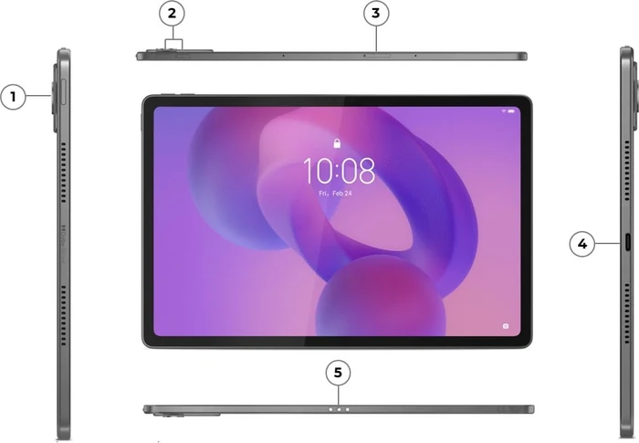 Lenovo Idea Tab Plus TB361FU, Luna Grey, 8GB RAM, 256GB