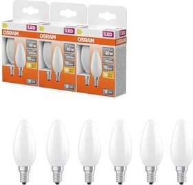 Osram Ledvance LED Retrofit Star Classic B 40 Filament 3.4W/827 E14 matt, 6 Stück