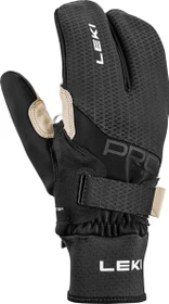 Leki PRC Premium ThermoPlus Shark Lobster Skihandschuhe black/sand