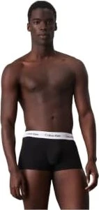 Calvin Klein 3 Pack Low Rise Trunks Icon Cotton Stretch Boxer Briefs grey heather/white/black (Herren)