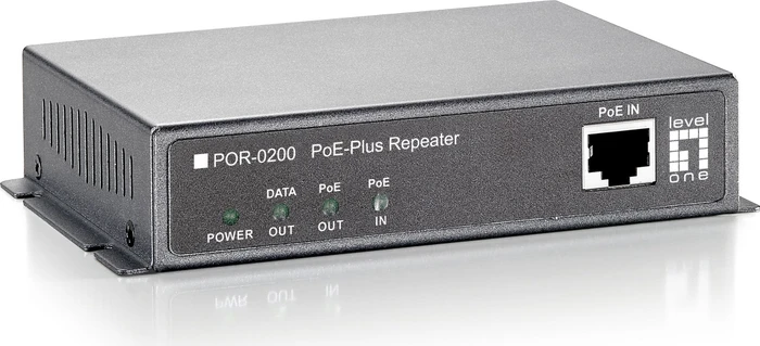 LevelOne Wallmount Switch, 3x RJ-45, PoE+ PD